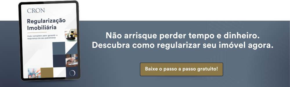 Passo a passo Regularização Imobiliária - CRON